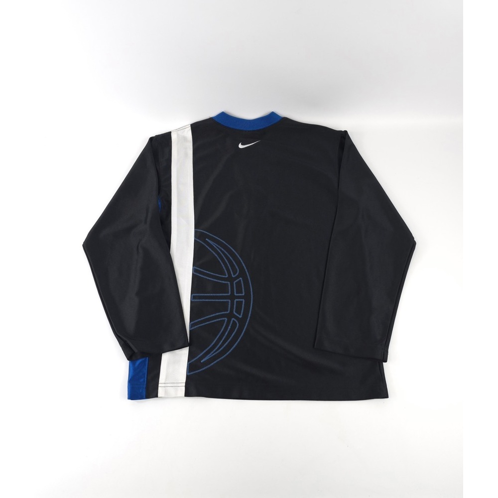Nike Youth Large LS Basketball Blue Black shirt - Picture 3 of 6